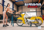 SIMSON-Erotikkalender 2026 Starke Mopeds und sinnliche Kurven