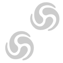Aufkleber, Klebefolie Wirbellogo (silber), Simson S50, S51, S70